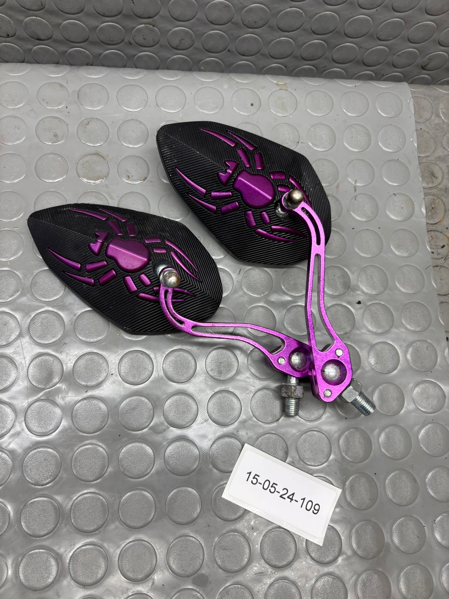 COPPIA SPECCHIETTI UNIVERSALI MOTO MANUBRIO