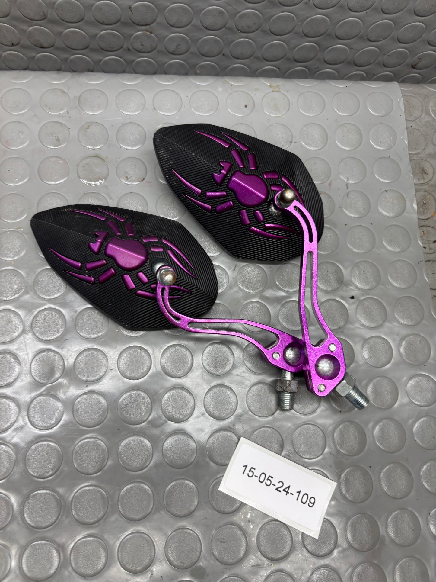 COPPIA SPECCHIETTI UNIVERSALI MOTO MANUBRIO