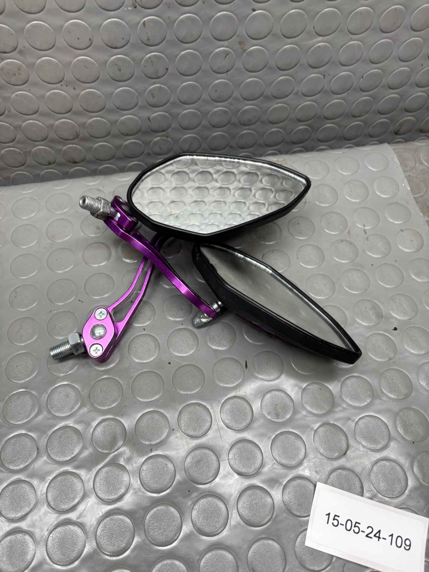 COPPIA SPECCHIETTI UNIVERSALI MOTO MANUBRIO