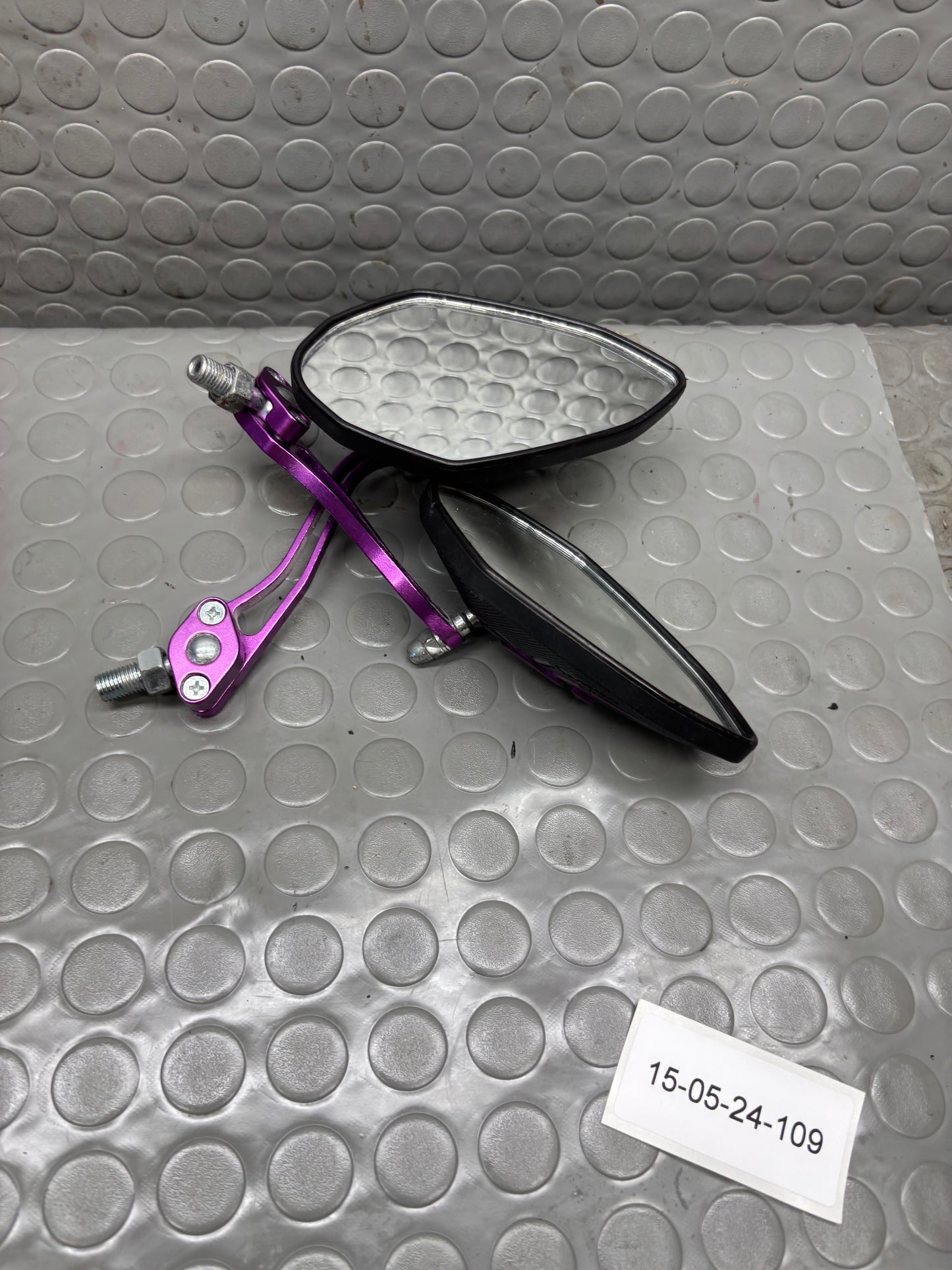 COPPIA SPECCHIETTI UNIVERSALI MOTO MANUBRIO