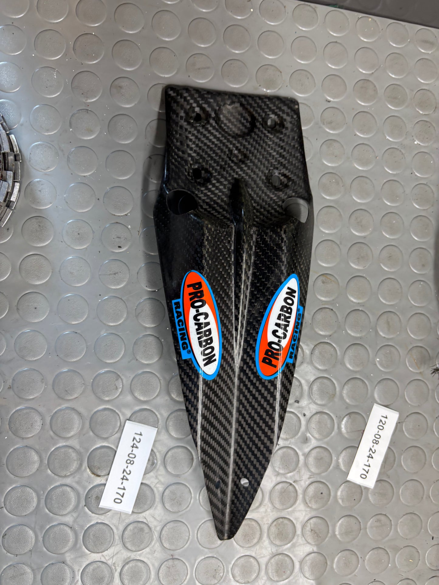 PUNTALE PARAFANGO IN CARBONIO KTM EXC SX 125 2007-2010