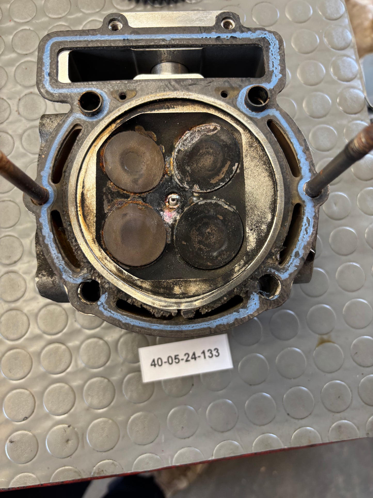 TESTA TESTATA MOTORE HEAD ENGINE HUSQVARNA SM TE 610 05-2009