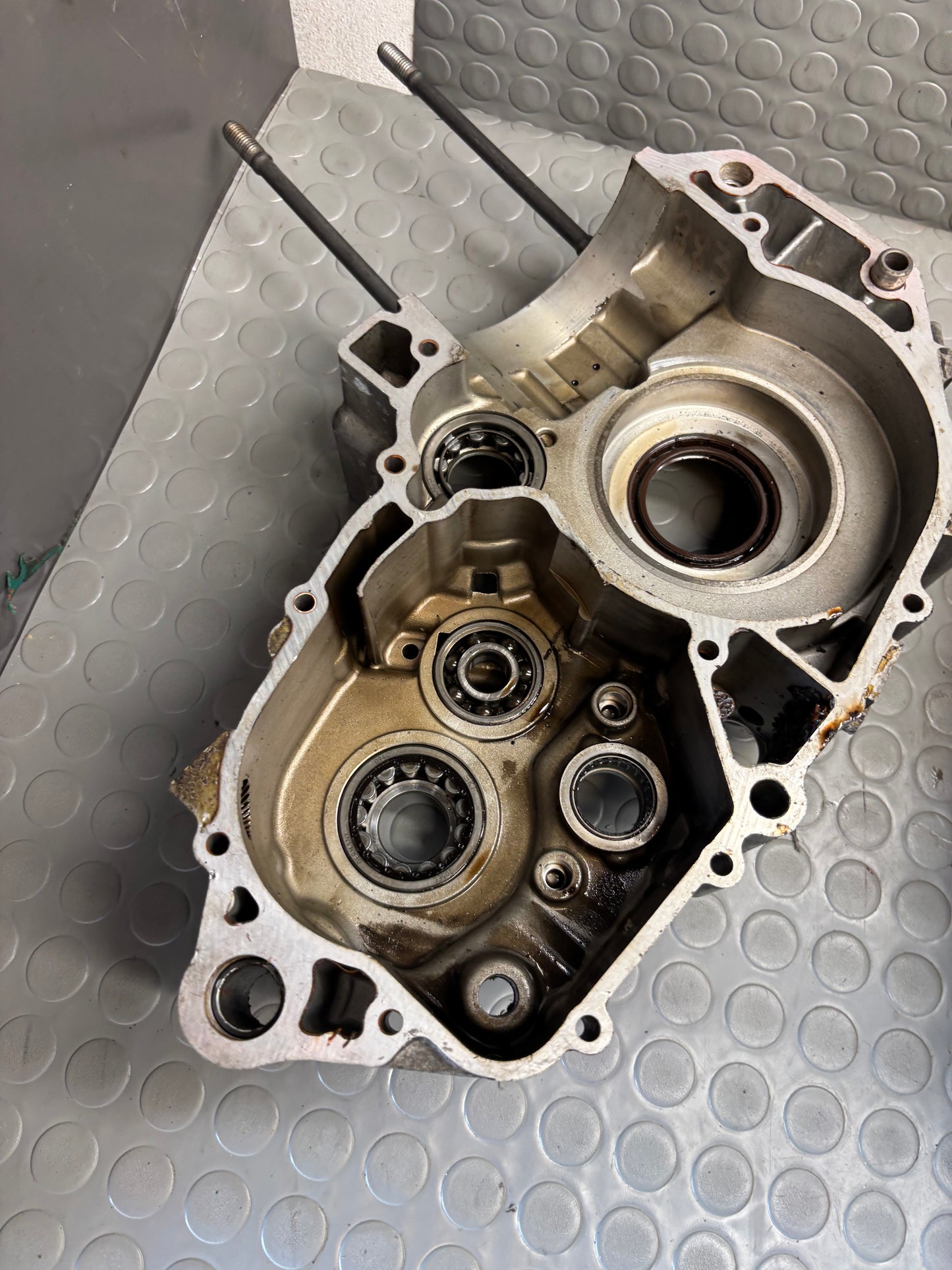 COPPIA CARTER MOTORE ENGINE CRANKCASE HUSQVARNA SM TE 610 05-2009
