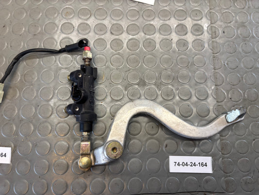 POMPA FRENO POSTERIORE BREMBO BRAKE PUMP + LEVA FRENO HUSQVARNA SM WRE WR CR 125 98-2005
