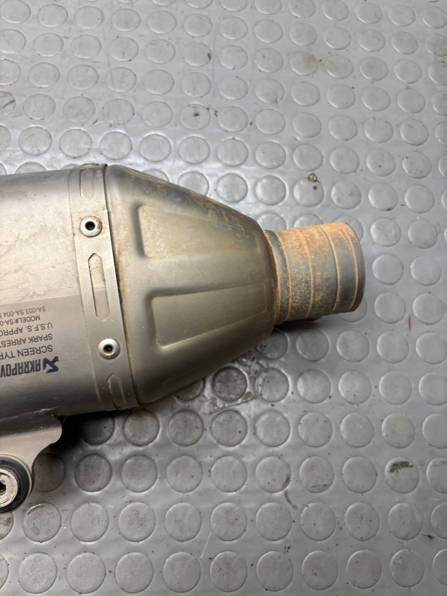 SILENZIATORE AKRAPOVIC KTM SXF 250 2008-2012