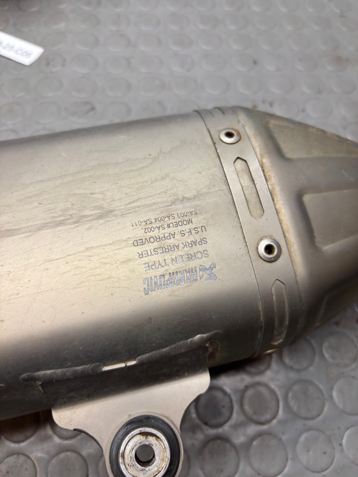 SILENZIATORE AKRAPOVIC KTM SXF 250 2008-2012