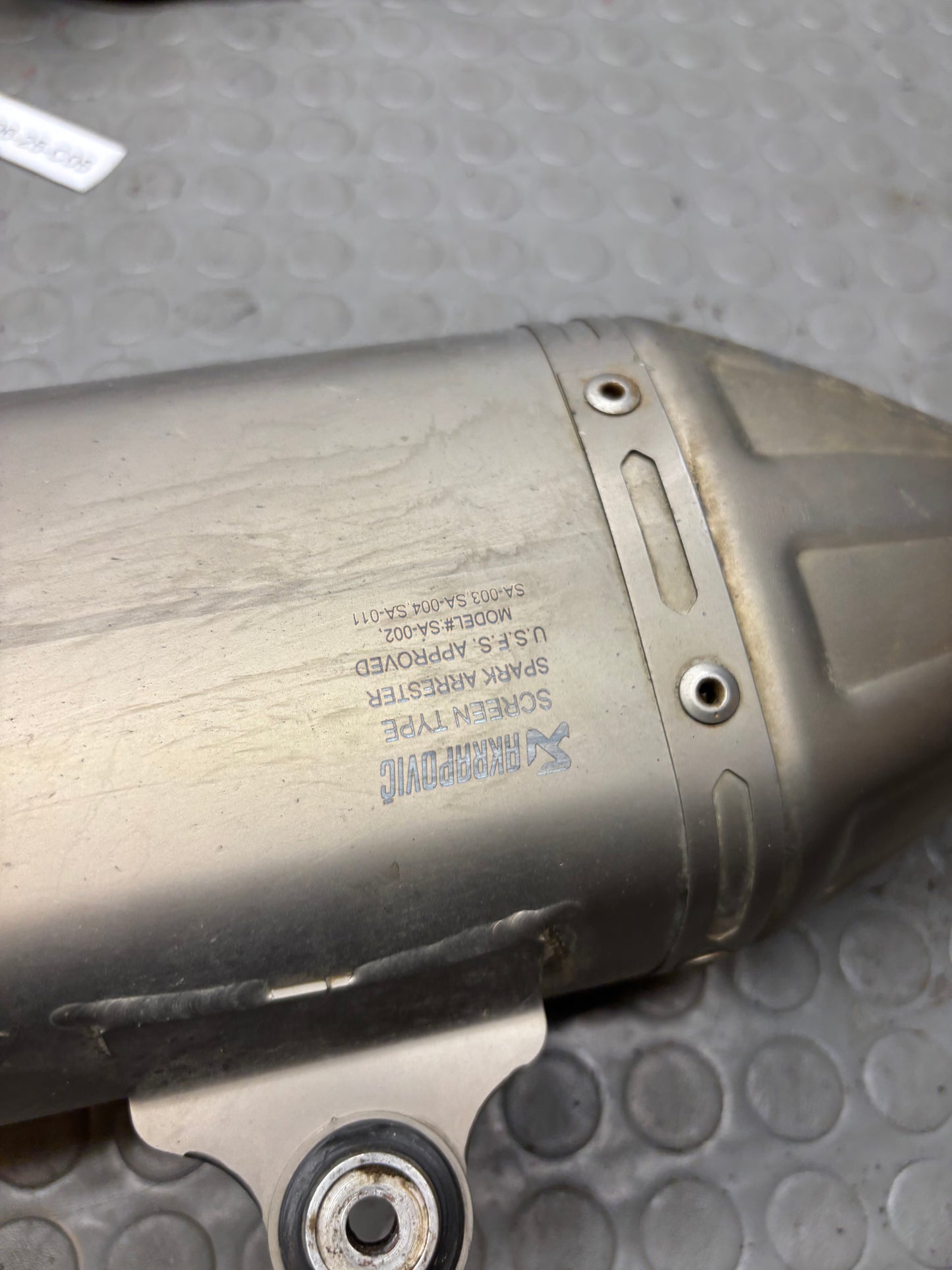 SILENZIATORE AKRAPOVIC KTM SXF 250 2008-2012