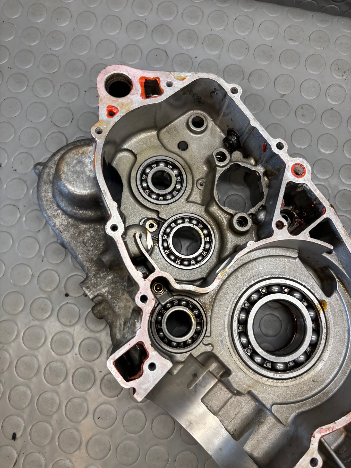 COPPIA CARTER MOTORE ENGINE CRANKCASE HUSQVARNA SM TE 610 05-2009