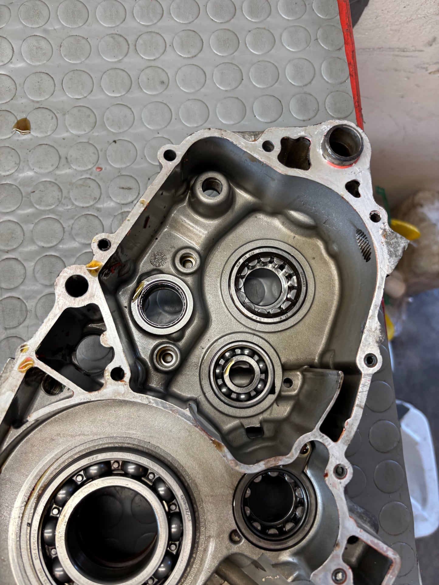 COPPIA CARTER MOTORE ENGINE CRANKCASE HUSQVARNA SM TE 610 05-2009